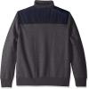 image:imageNAUTICA mens Solid 14 Zip Fleece SweatshirtCharcoal Heather
