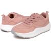 image:imageNautica Girls Sneakers Athletic Walking Shoes for Play and Everyday Wear Comfortable Casual Toddler and Youth Bungee and LaceUpMauve Grey White