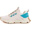 image:imageNautica Kids Running Sneakers  Comfortable Shoes for Boys and Girls  Sizes for Big amp Little Kids LaceUpBungee ManalapinBone Mint Brown