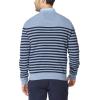 image:imageNautica Mens Mens Stripe Knit SweaterDeep Anchor Heather