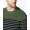 image:imageNautica Mens Mens Stripe Knit SweaterPine Forest