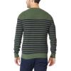image:imageNautica Mens Mens Stripe Knit SweaterPine Forest