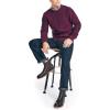 image:imageNautica Mens Nautica CableKnit SweaterSweaterShipwreck Burgundy Heather