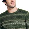 image:imageNautica Mens Nautica Fair Isle Crewneck SweaterChive