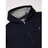 image:imageNautica Mens Nautica Mens Anchor Fleece Fullzip HoodieTrue Navy