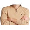 image:imageNautica Mens Nautica Mens Quarterzip SweaterCoastal Camel Heather