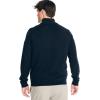 image:imageNautica Mens Nautica Mens Quarterzip SweaterFrench Navy
