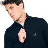 image:imageNautica Mens Nautica Mens Quarterzip SweaterFrench Navy