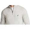 image:imageNautica Mens Nautica Mens Quarterzip SweaterMedium Grey Heather