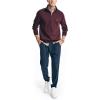 image:imageNautica Mens Nautica Mens Quarterzip SweaterShipwreck Burgundy