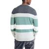image:imageNautica Mens Nautica Sustainably Crafted Striped Textured Crewneck SweaterGrey Heather