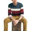 image:imageNautica Mens Nautica Sustainably Crafted Striped Textured Crewneck SweaterNautica Tan