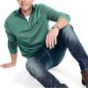 image:imageNautica Mens QuarterZip SweaterArctic Fern Heather