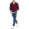 image:imageNautica Mens QuarterZip SweaterDeep Crimson
