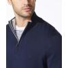 image:imageNautica Mens QuarterZip SweaterNavy