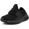 image:imageNautica Kids Athletic SlipOn Sneakers  Comfortable Bungee Running Shoes for Boys and Girls  Stylish and Supportive Footwear for Active Kids Big KidLittle KidToddlerBlack on Black Molded
