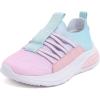 image:imageNautica Kids Athletic SlipOn Sneakers  Comfortable Bungee Running Shoes for Boys and Girls  Stylish and Supportive Footwear for Active Kids Big KidLittle KidToddlerPink Blue Lilac