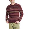 image:imageNautica Mens Nautica Fair Isle Crewneck SweaterDeep Crimson