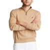 image:imageNautica Mens Nautica Mens Quarterzip SweaterCoastal Camel Heather