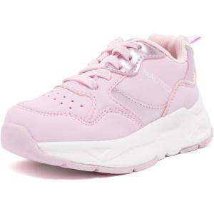 image:imageNautica Girls Sneakers Athletic Walking Shoes for Play and Everyday Wear Comfortable Casual Toddler and Youth Bungee and LaceUpPink Pearljanis
