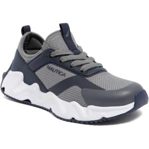 image:imageNautica Kids Running Sneakers  Comfortable Shoes for Boys and Girls  Sizes for Big amp Little Kids LaceUpBungee ManalapinNavy Multimaybella