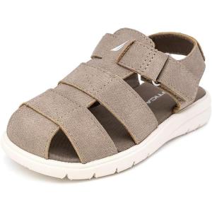 image:imageNautica Toddler Sandals  ClosedToe Athletic Summer Shoes for Boys amp Girls with Adjustable Straps Perfect for Active Play Toddler amp Little Kid SizesSand