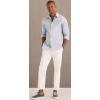 image:imageNautica Mens Classic Button Down ShirtPrint Crystal Blue