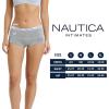 image:imageNautica Womens Cotton Boyshort Underwear Set 5PackMd Heather GreyBrixton BlueBlushedTerra StoneBlushed Flag