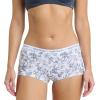image:imageNautica Womens Cotton Boyshort Underwear Set 5PackMd Heather GreyNocturnal NavyPeach WhipEndless DuskNt Floral Logo