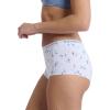 image:imageNautica Womens Cotton Boyshort Underwear Set 5PackMd Heather GreySand DollarSteel BlueXenon BlueNt Watercolor Boats