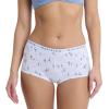 image:imageNautica Womens Cotton Boyshort Underwear Set 5PackMd Heather GreySand DollarSteel BlueXenon BlueNt Watercolor Boats