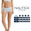 image:imageNautica Womens Cotton Boyshort Underwear Set 5PackMisty SpringLunarEndless DuskMd Heather GreyMulti Logo