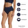 image:imageNautica Womens Seamless Ribbed Knit Brief Underwear Set 5PackCloudy WatersFawnPearl MistMd Heather GreyNavy Beats