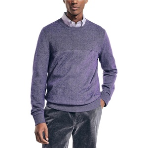 image:imageNautica Mens Nautica Sustainably Crafted Textured Crewneck SweaterViolet Heather