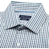 image:imageNAUTICA Slim Fit 100 Cotton Mens Dress Shirts Long Sleeve Wrinkle Resistant FormalBlue  Green Plaid