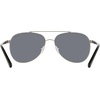 image:imageNautica mens N111sp Pilot SunglassesMatte Silver