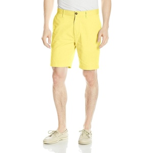 image:imageNautica Mens Cotton Twill Flat Front Chino ShortLemon Meringue