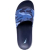 image:imageNautica Mens Open Toe Slide Sandals  Comfortable Indoor amp Outdoor Shower SlippersNavy Camo