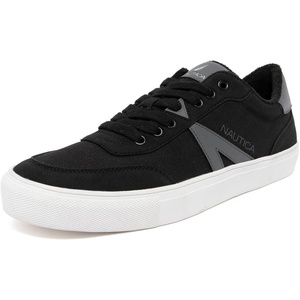 image:imageNautica Mens Casual Shoe Classic LaceUp Low Top Loafer Fashion Sneaker  in Medium amp Wide Width SizesBlackmuna