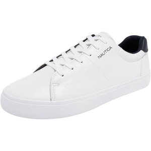 image:imageNautica Mens Casual Shoe Classic LaceUp Low Top Loafer Fashion Sneaker  in Medium amp Wide Width SizesWhite Navywalvis