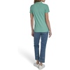 image:imageNautica Womens 5Button Short Sleeve Breathable 100 Cotton Polo ShirtCrme De Menthe