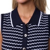 image:imageNautica Womens Crew Neck Solid Short Sleeve Sweater Night SkyBright White Small