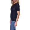 image:imageNautica Womens Crew Neck Solid Short Sleeve SweaterNight Sky