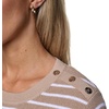 image:imageNautica Womens Crew Neck Solid Short Sleeve SweaterSandBright White
