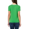 image:imageNautica Womens Solid VNeck Short Sleeve TShirtNew Leaf Green