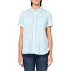image:imageNautica Womens Button Front Short Sleeve Camp ShirtPorcelain BlueBright White