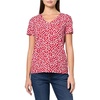 image:imageNautica Womens Solid VNeck Short Sleeve TShirtHaute Red Multi