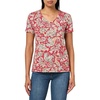 image:imageNautica Womens Solid VNeck Short Sleeve TShirtSamba Multi