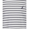 image:imageNautica Boys Short Sleeve Solid Crew Neck TShirt Multipack Soft Comfortable Relaxed FitBright Navy StripeWhiteNavy Seas