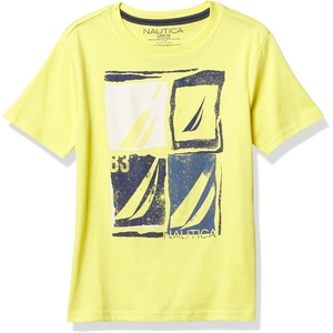 image:imageNautica Boys Short Sleeve JClass Logo Crew Neck TShirt Soft Comfortable Relaxed FitFramed Jclass Yellow Fin Ea07
